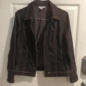 Dress Barn Brown Jacket in Large